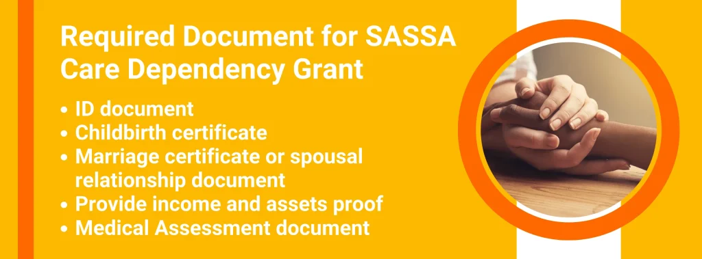 Required Document for SASSA Care Dependency Grant
