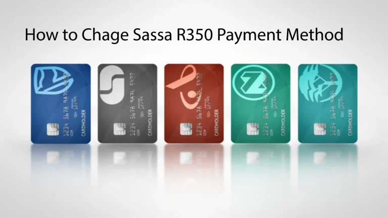 Change Sassa payment method