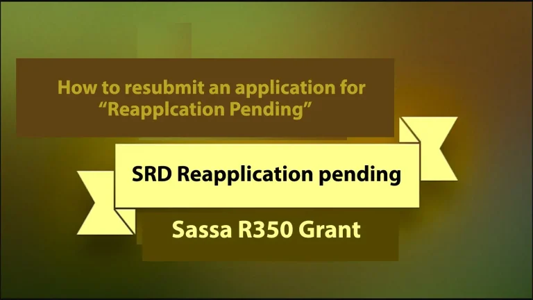 Sassa Srd reapplication pending