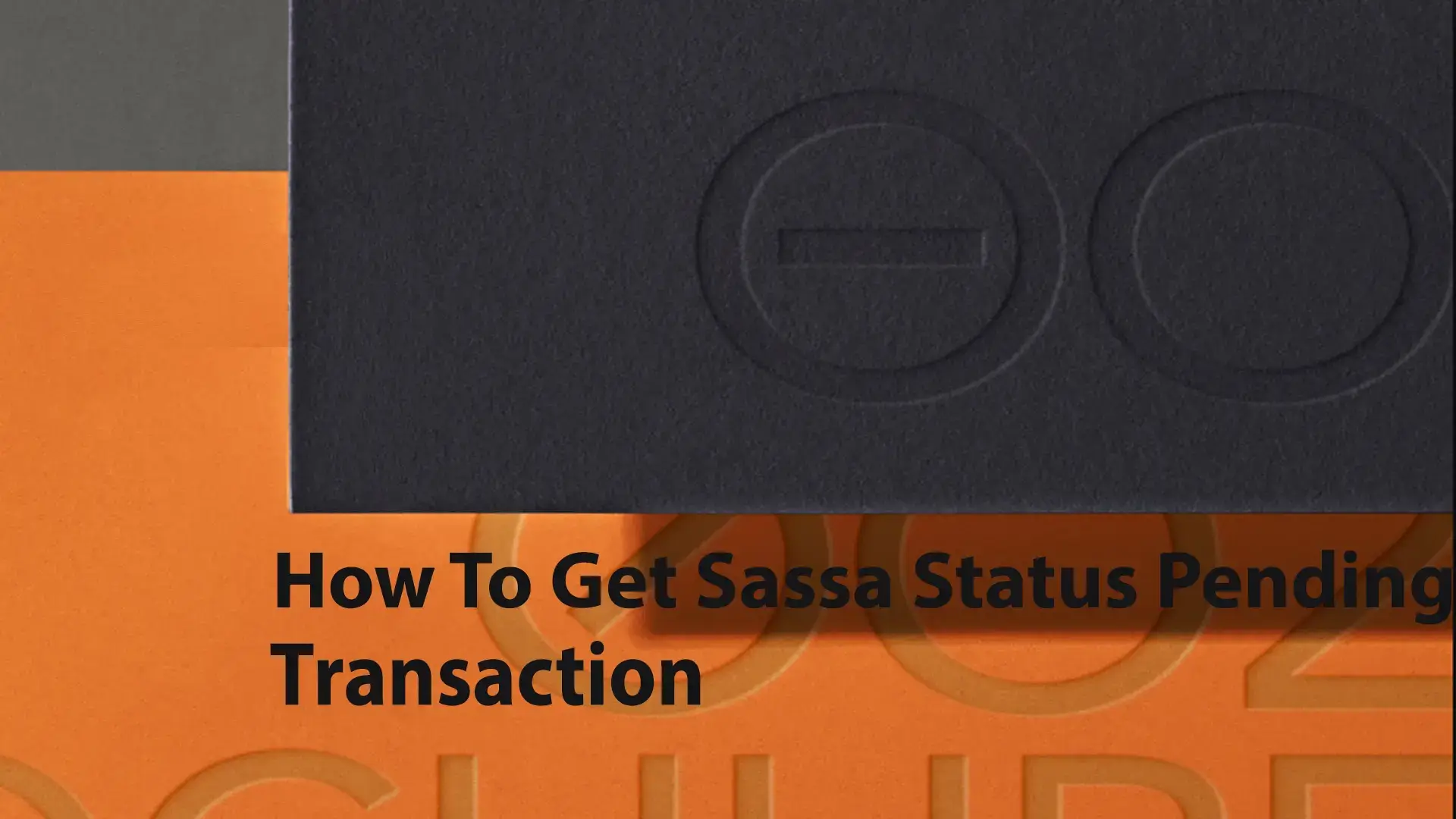 Sassa status pending Transaction
