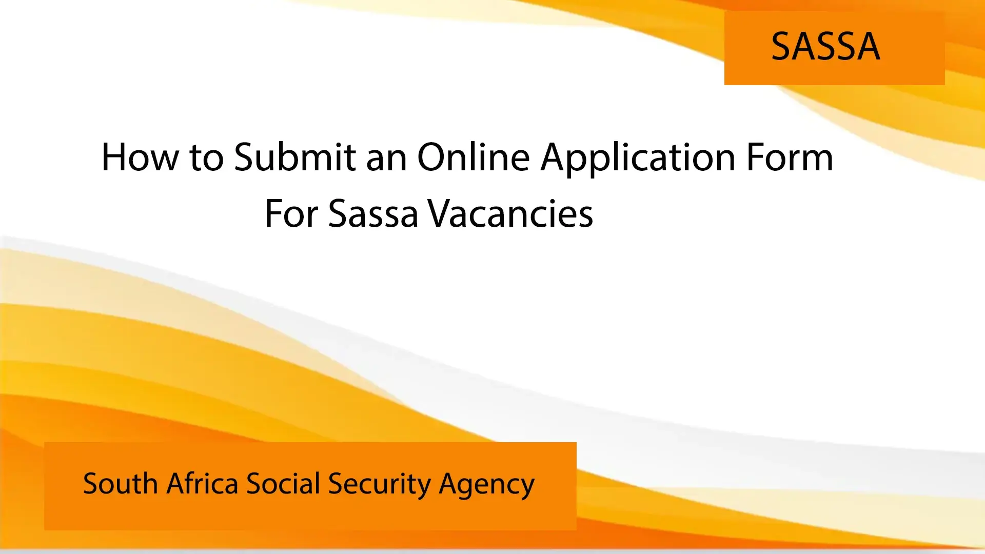 SASSA Vacancies 2022