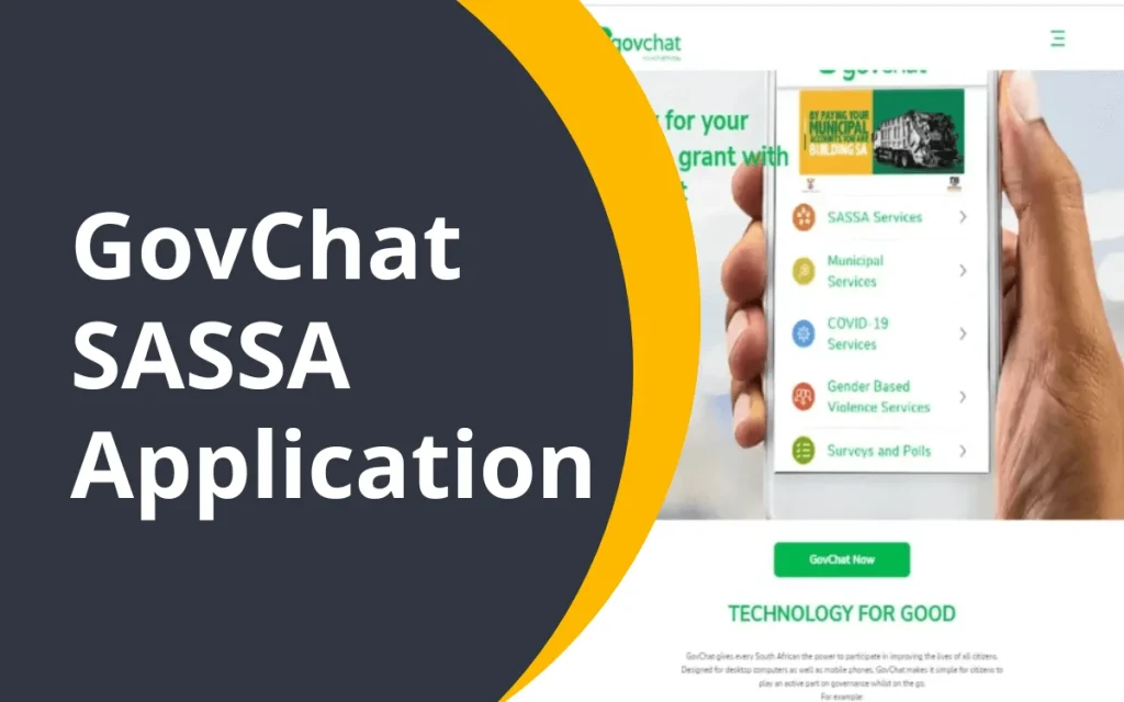 GovChat SASSA Application 2023