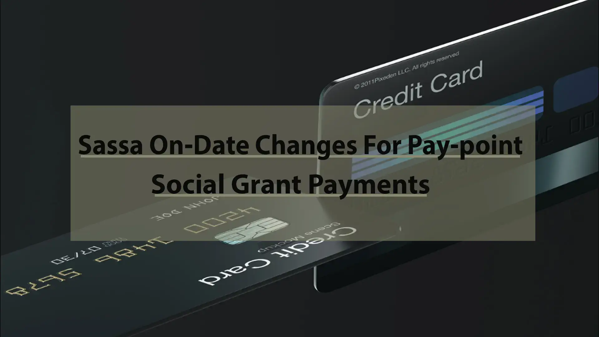SASSA On Date Changes for Paypoint Social Grants Payments