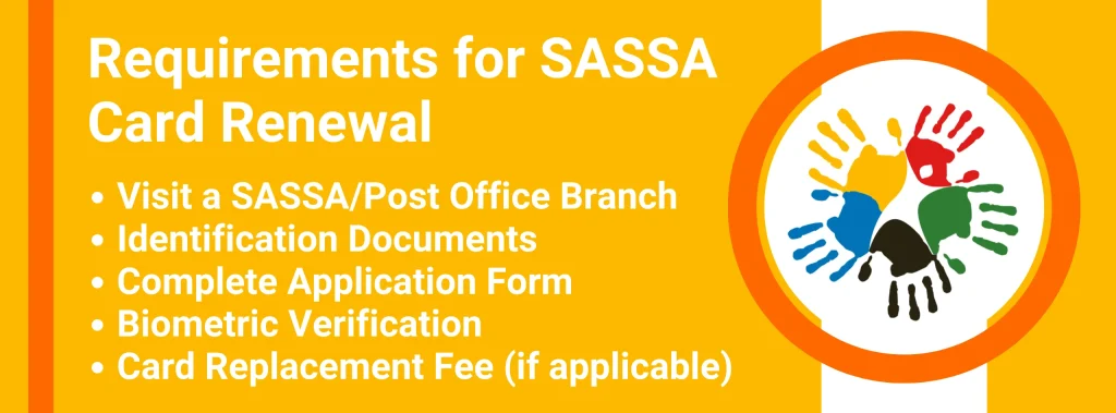 Requirements for SASSA Card Renewal