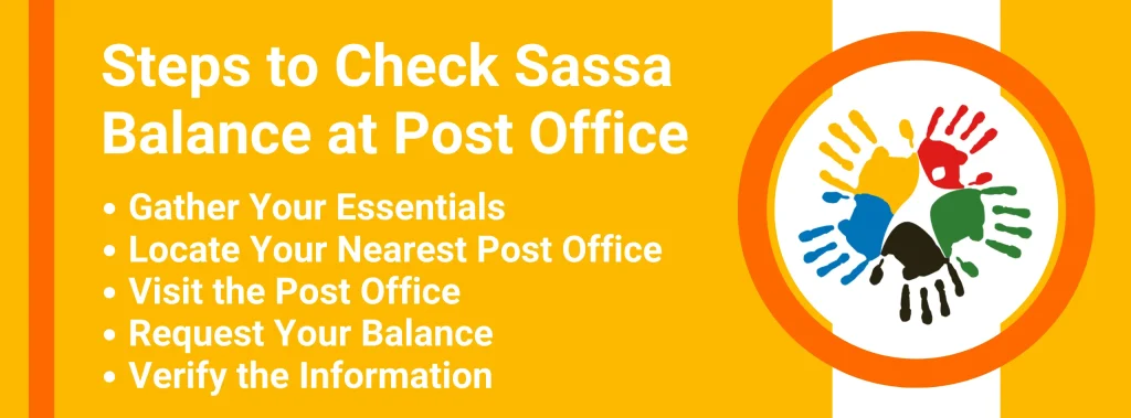 Steps to Check Sassa Balance at Post Office